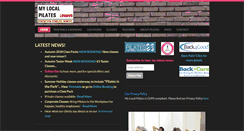 Desktop Screenshot of mylocalpilates.com