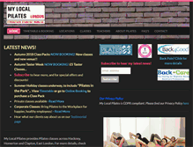 Tablet Screenshot of mylocalpilates.com